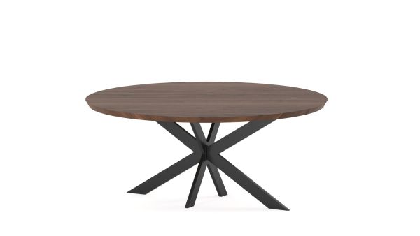 Fort Round Dining Table Top Only- Long Plank 150x150x4 cms -FRLP150WAL