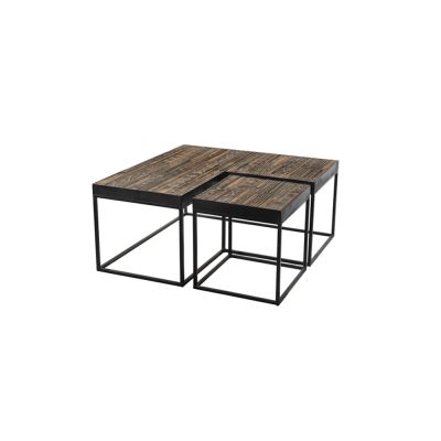 Malibu Side Table 40x40x42 cms -SAIM040NAT