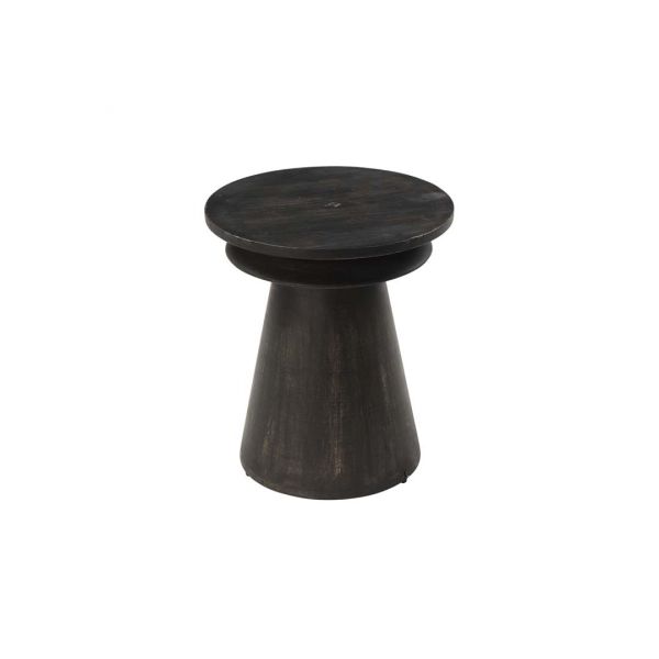 Marriot Canister Wooden Stool 33x33x38 cms -CWST003NBC