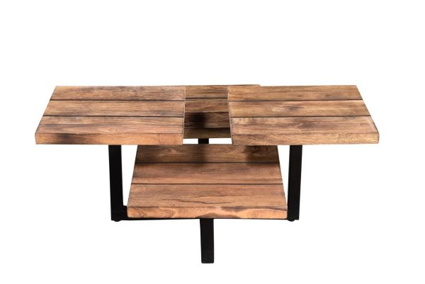 Barn Center Table 105x105x42 cms -BMCT006NAT