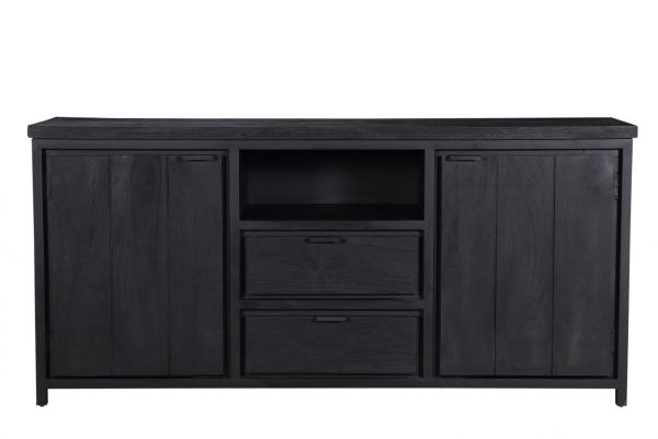 Cod 2 Door 2 Drawer Sideboard 180x40x85 cms -CMSB003BLC