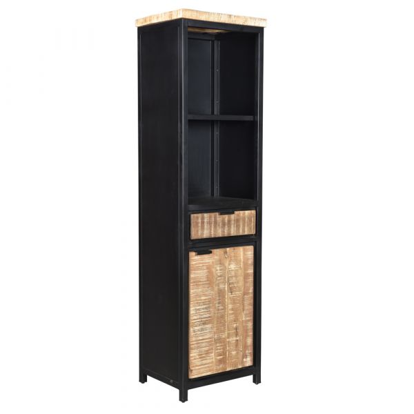 Cod 1 Door 1 Drawer Cabinet 180x40x50 cms -CMAM006NAT