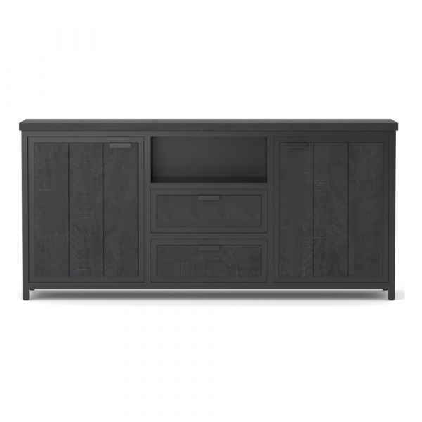 Cod 2 Door 2 Drawer Sideboard 180x40x85 cms -CMSB003BLC