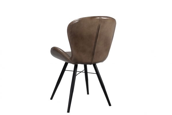 2 Pc Zandvoort Leather Chair Olive  52x61x86 cms -DLCZ018OLV