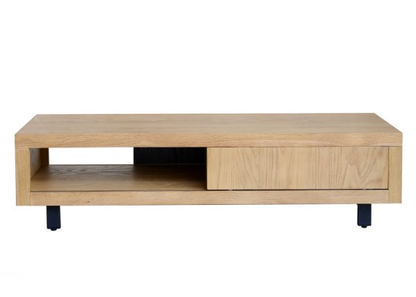 Fort Coffee Table 2 Sliding Door 140x65x36 cms -FOCT003NAT