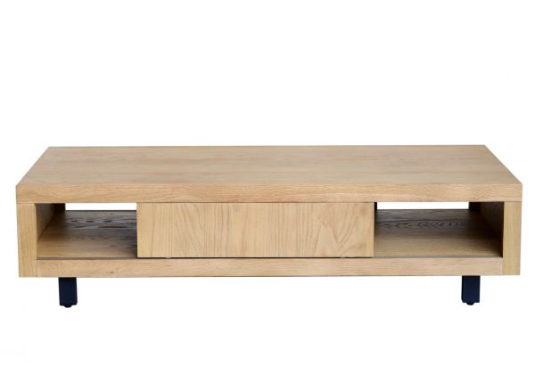 Fort Coffee Table 2 Sliding Door 140x65x36 cms -FOCT003NAT