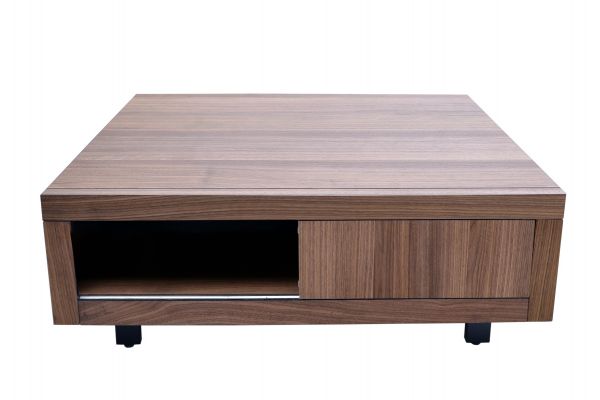  Fort Square Coffee Table 2 Sliding Door 95x95x36 cms -FOCT005WAL