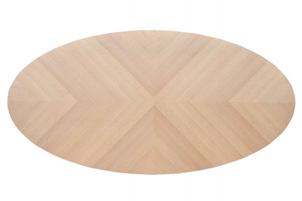 Fort Oval Herring Joint Dining Table Top Only 240x120x4 cms -FOHDT240NAT