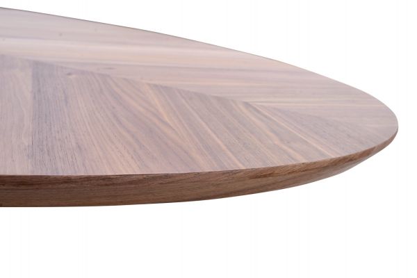 Fort Oval Herring Joint Dining Table Top Only 300x120x4 cms -FOHDT300WAL