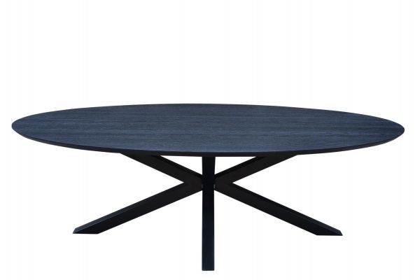 Fort Oval Long Planks Dining Table Top Only 300x120x4 cms -FOLDT300BLK