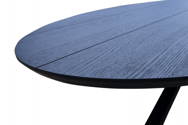 Fort Oval Long Planks Dining Table Top Only 300x120x4 cms -FOLDT300BLK