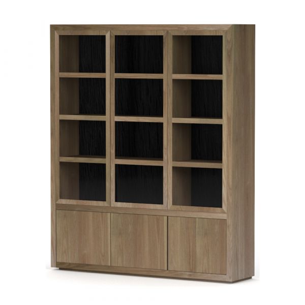 Fort 3 Door Cabinet 175x40x194 cms -FOCB007NAT