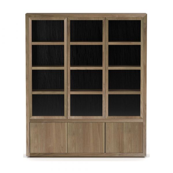 Fort 3 Door Cabinet 175x40x194 cms -FOCB007NAT