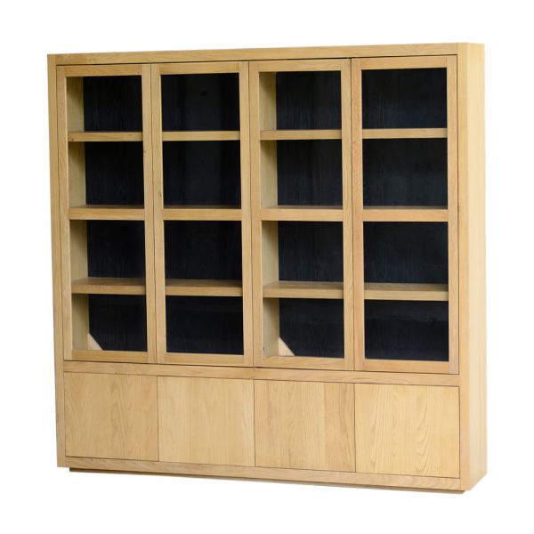 Fort 4 Door Cabinet 230x40x194 cms -FOCB008NAT