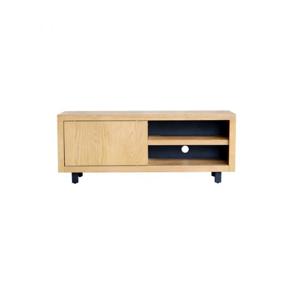 Fort Tv Unit 1 Sliding Door 140x40x56 cms -FOTV003NAT 