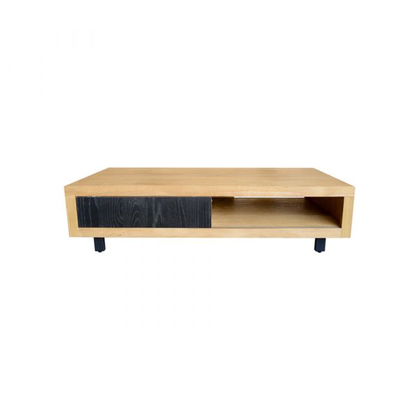 Fort Coffee Table 2 Sliding Door 140x65x36 cms -FOCT003NAT