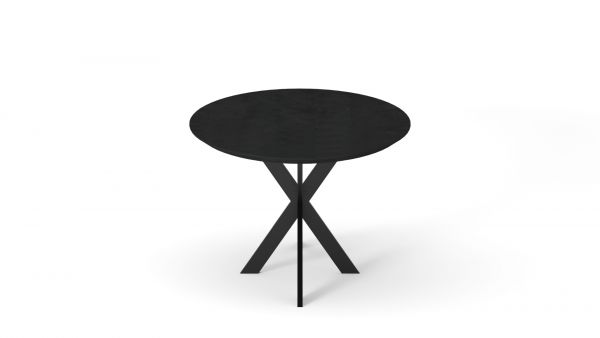 Fort Oval Long Plank Dining Table Top Only 240x120x4 cms-FOLDT240BLK