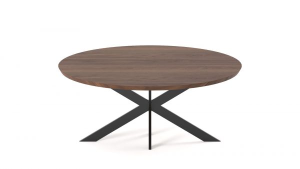 Fort Round Dining Table Top Only -Herring Bone 120x120x4 cms -FORT120WAL