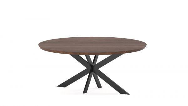 Fort Round Dining Table Top Only - Long Plank 180x180x4 cms - FRLP180WAL