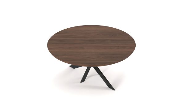 Fort Round Dining Table Top Only- Long Plank 150x150x4 cms -FRLP150WAL