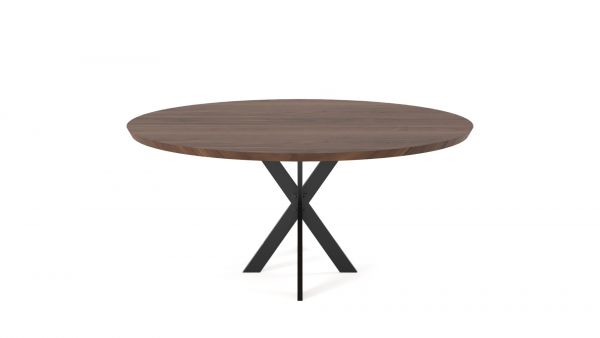 Fort Round Dining Table Top Only -Herring Bone 120x120x4 cms -FORT120WAL