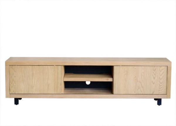 Fort Tv Unit  2 Sliding Door 270x40x56 cms - FOTV009NAT