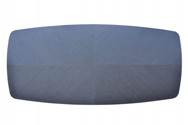 Fort Curved Rectangular Dining Table Top Only Herring Bone 200x100x4 cms -FRHDT200BLK