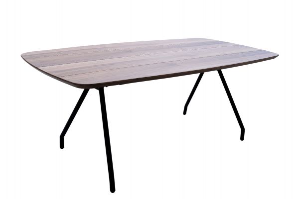 Fort Curved Rectangular Dining Table Top Only Long Planks 240x110x4 cms -FRLDT240WAL