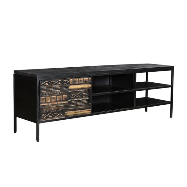 Malibu TV Unit 1 Door 185x40x58 cms -MMTV003BLC