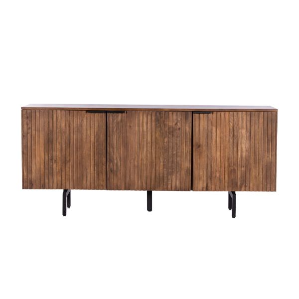 Piano 3 Door Mango Wood Sideboard 180x40x78 cms -PCSB002WAL