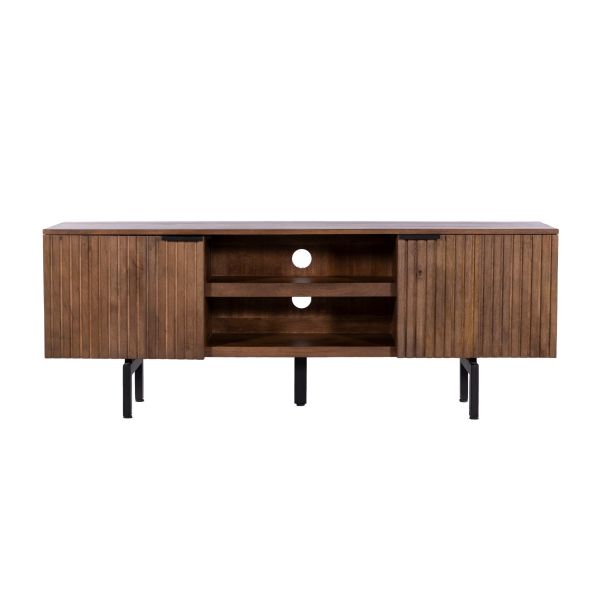 Piano 2 Door Mango Wood Tv Unit 160x40x60 cms -PCTV001WAL