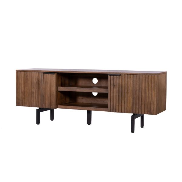 Piano 2 Door Mango Wood Tv Unit 160x40x60 cms -PCTV001WAL