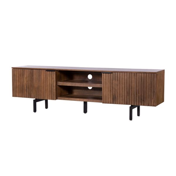 Piano 2 Door Mango Wood Tv Unit 200x40x60 cms -PCTV004WAL