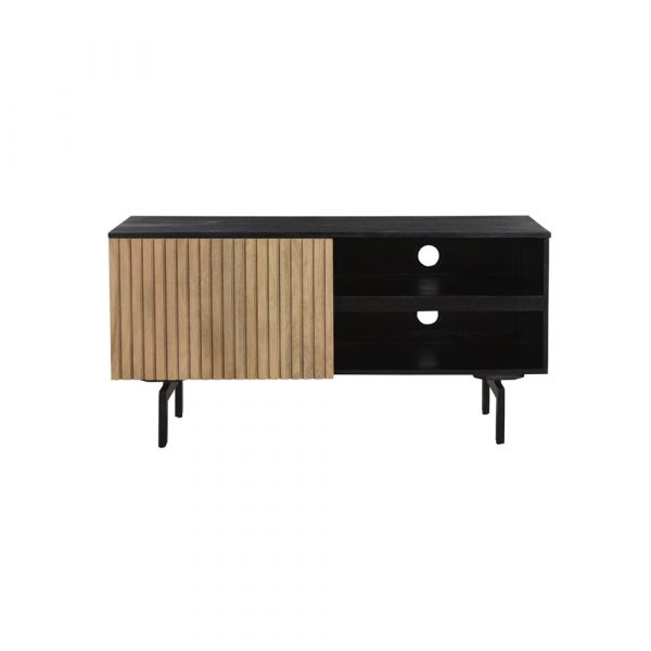 Piano 1 Door Mango Wood Tv Unit 115x40x60 cms -PCTV003NAT