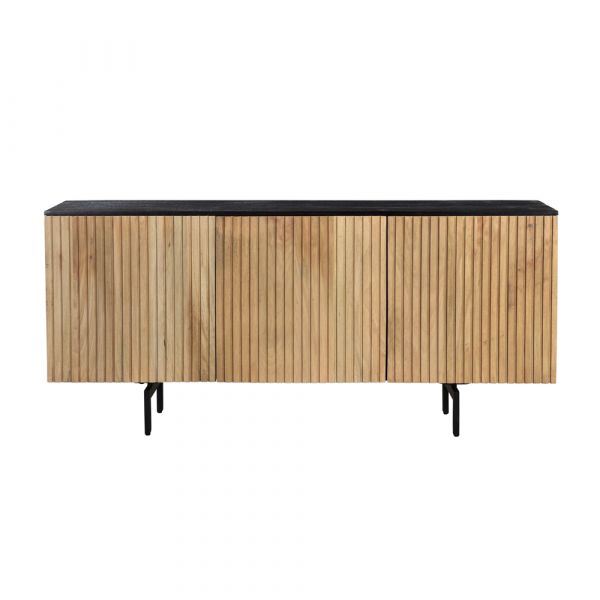 Piano 3 Door Mango Wood Sideboard 180x40x78 cms -PCSB002NAT