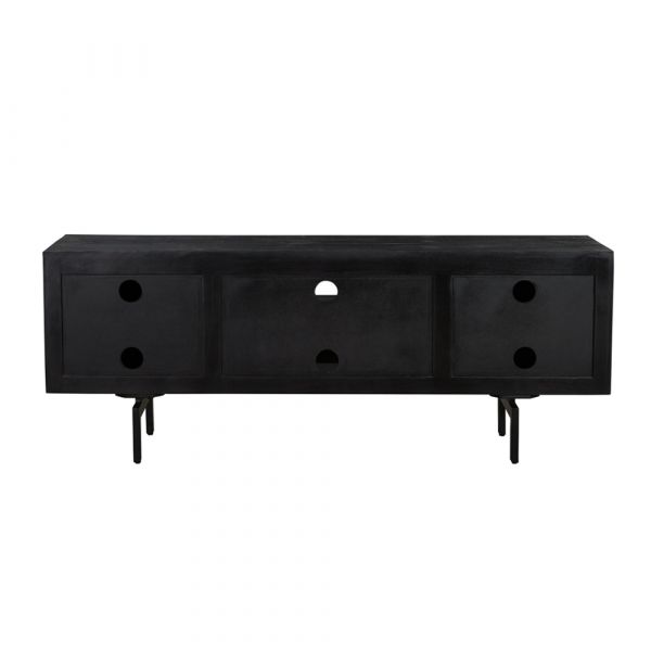 Piano 2 Door Mango Wood Tv Unit 160x40x60 cms -PCTV001NAT