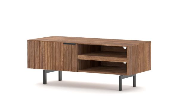 Piano 1 Door Mango Wood Tv Unit 115x40x60 cms -PCTV003WAL