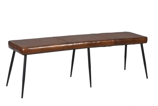 Interlagos Bench Cognac 160x44x48 cms-BLCI004COG