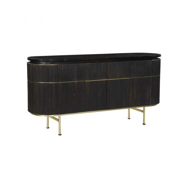 Elite Sideboard 160x40x72 cms -EMMSB01BLC