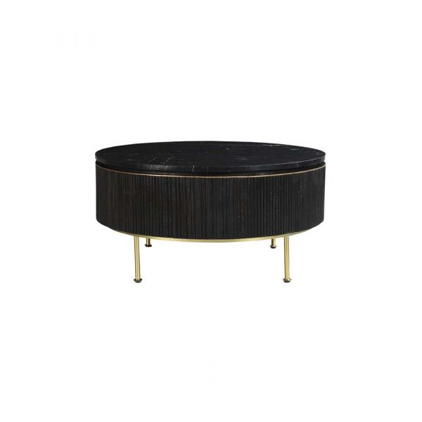 Elite 95 Coffee Table 95x95x43 cms -EMMCT95BLC - BASE ONLY