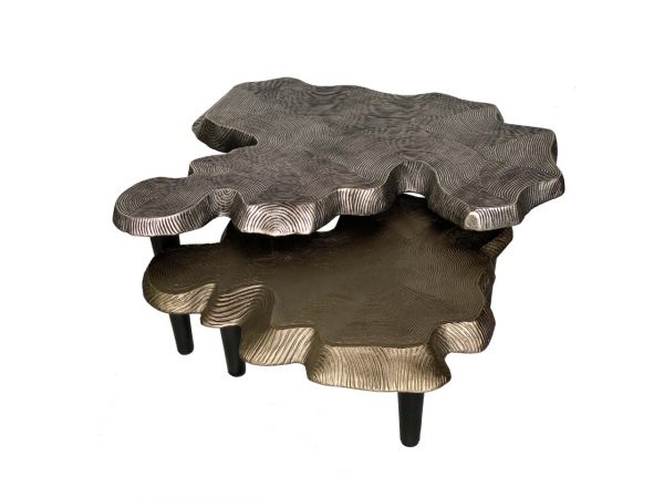 Finger Print Small Coffee Table 75x61x31 cms - FPS2M02MIX